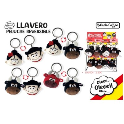 Soveni Peluche Revesible 4Modelo  9Cm