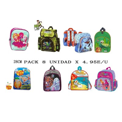 Mochila 28Cm Pack Oferta 8Modelo