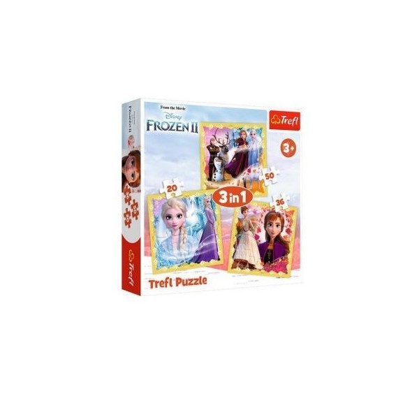 Frozen Puzzle 3 En 1