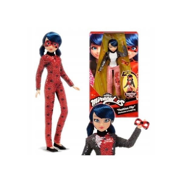 Miraculous Fashion Flip Ladybug Figura