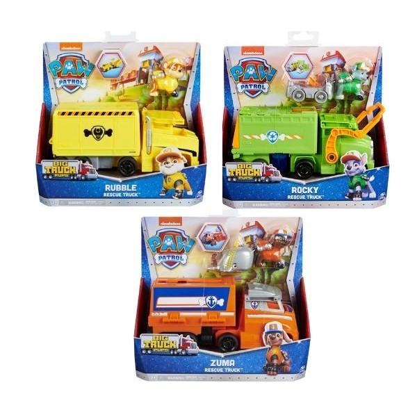 Paw Patrol Big Truck Camiones Transformadores Con Figura Surtidos