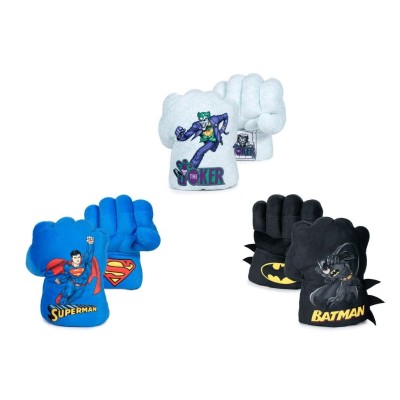 Dc Comics -Peluche Superman,Batman,Jorck Puno Mano Derecha 3Modelo 25Cms