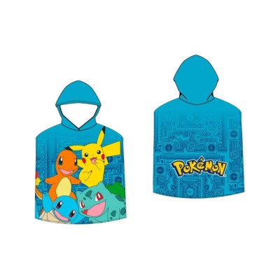Pokemon Poncho Playa Polyester 50*100Cm
