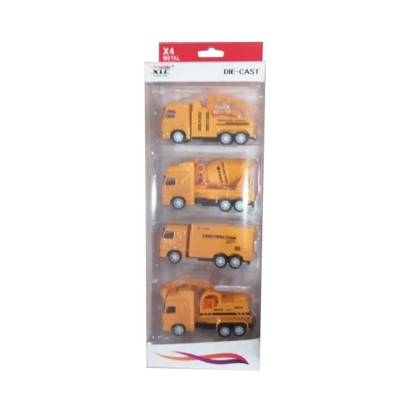 Pack De 4 Vehiculos Construccion