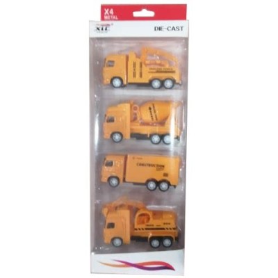 Pack De 4 Vehiculos Construccion