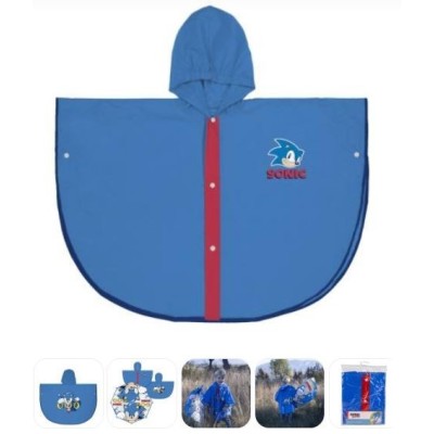 Sonic Poncho Lluvia T3-4/5-6/7-8