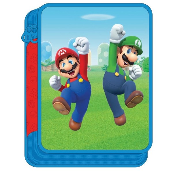 Super Mario Plumier Doble