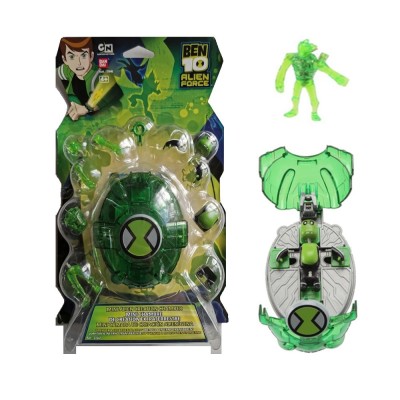 Bandai-Ben 10 Upchuck & Clearheatblast Mini Camara De Creacion Alienigena