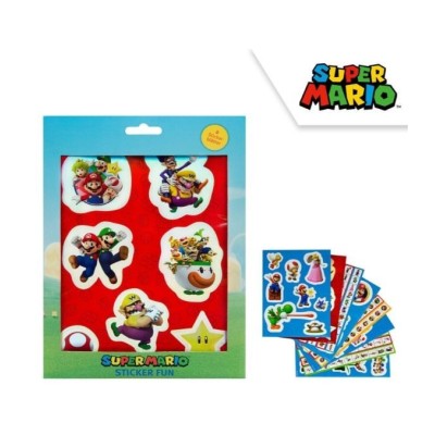 Super Mario Pegatinas Divertidas