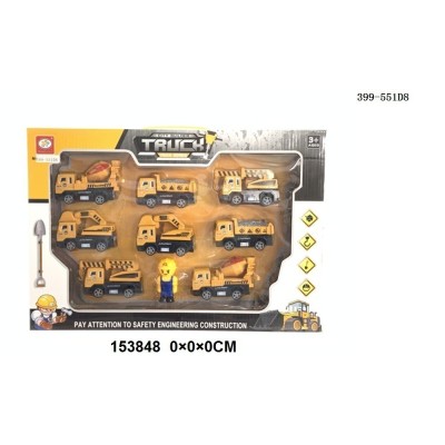 Set De 9 Coche Construccion