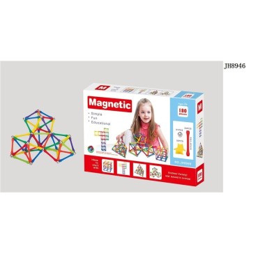 Juegos De Construcción Magnetic 180 Piezas