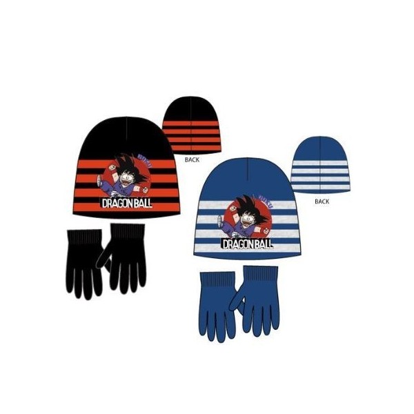 Dragon Ball Gorro Con Guantes