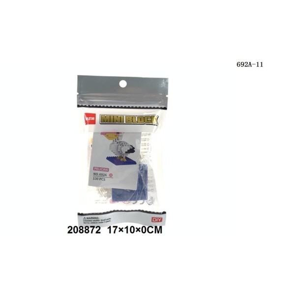 Mini Block 130 Piezas - Pelicano