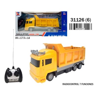 Camion Construccion Volquete R/C C/ Luz B/Cargador Usb (6)(6)