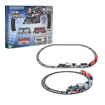 Tren B/O/L/S 4Pcs Wagon 16Pcs Rails 110Cm