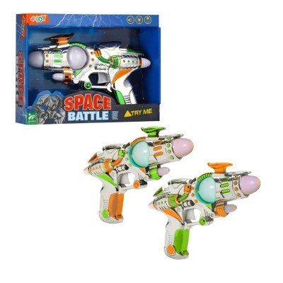 Pistola Espacial Con Luz Y Sonido Pruébame 2 Col