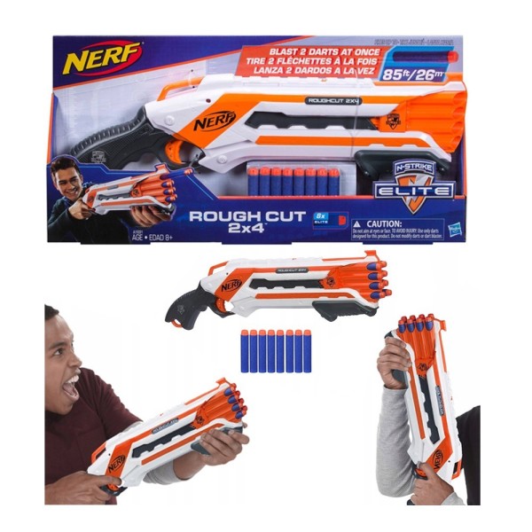 Nerf N-Huelga Élite Bruto Cortar 2X4