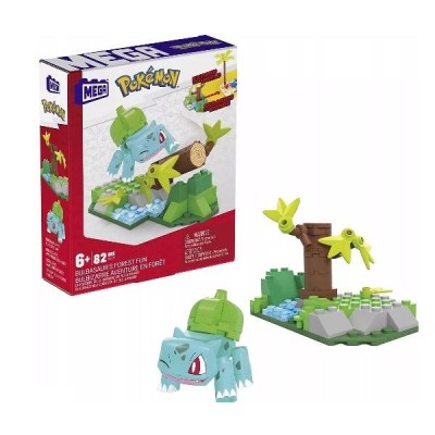 Mega Construx Bulbasur Corriendo Por El Bosque -82 Piezas- (Pokemon)