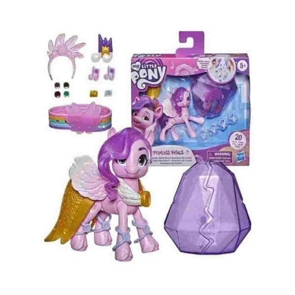 Muñeco My Little Pony Princesa Petals Aventura De Cristal Figura
