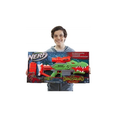 Nerf Rex-Rampage Dinosquad Lanzador Motorizado - C/20 Dardos