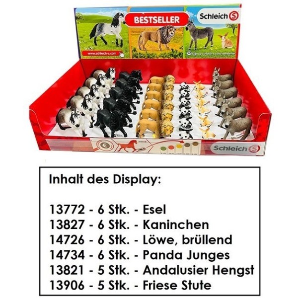 Schleich Mostrar 34Pcs Cifra Animal Figura