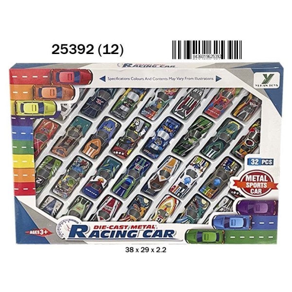 Caja 32 Coches Metal (12)(12)
