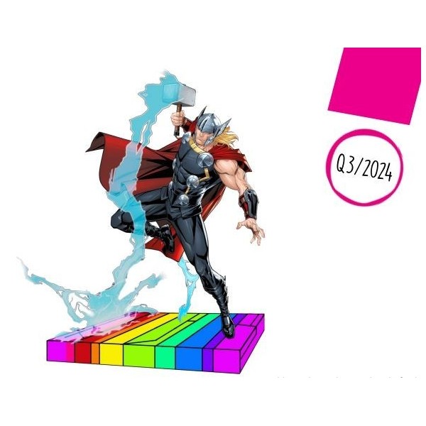 Figura Marvel Thor Bullyland 12Cm