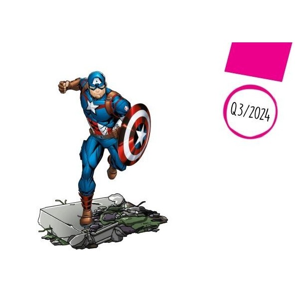 Figura Marvel Capitan America Bullyland 12Cm