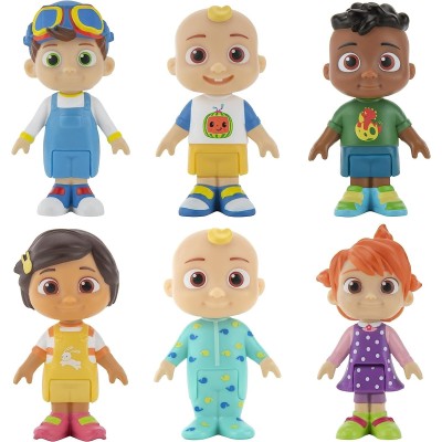 Cocomelon Official Friends & Family, Paquete De 6 Figuras
