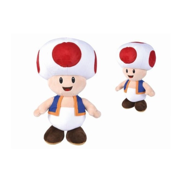 Super Mario Peluche Grande Toad Soft 50Cm-Simba