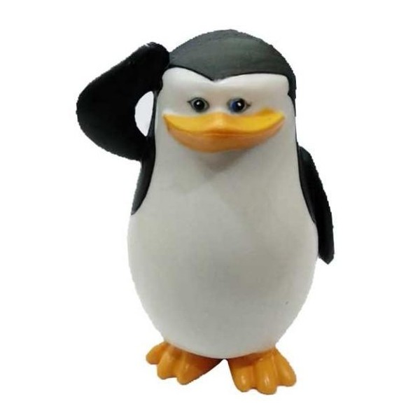 PIGUINO SALUDO - MADAGASCAR 8CM