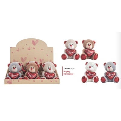 Oso Peluche  4Modelo 16Cm