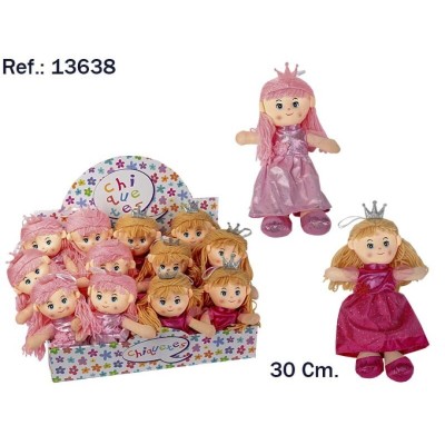 Muñeca de trapo Princesa 30cm
