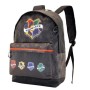 Mochila Hs Harry Potter Abanico Gris Harry Potter College41Cm