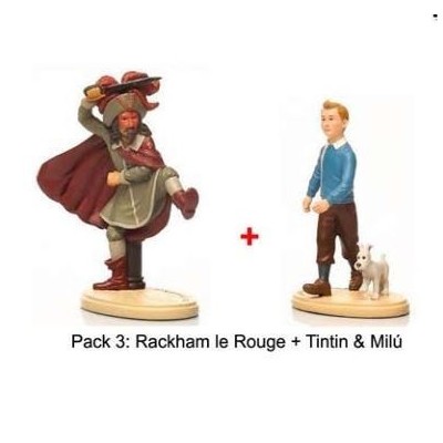 Rackham Le Rouge + Tin Tin & Milu