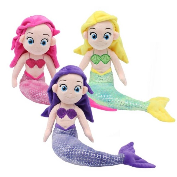 Muneca Sirenita Peluche 80Cm