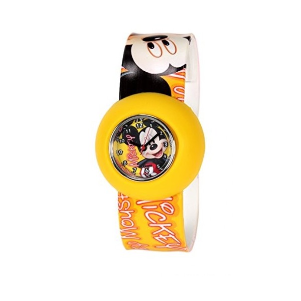 Disney Mickey Analog Slapwatch 3 En 1 (Reloj, Banco De Monedas Y Marco De Fotos)