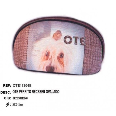 Ote Perrito Neceser Ovalado 24 X 13Cm