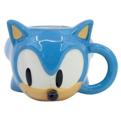 Sonic Taza Ceramica 3D En Caja