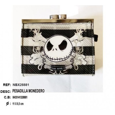 Pesadilla Monedero 11 X 8,5Cm