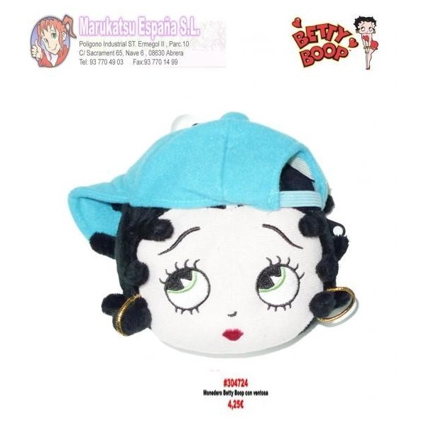 Monedero Betty Boop Con Ventosa