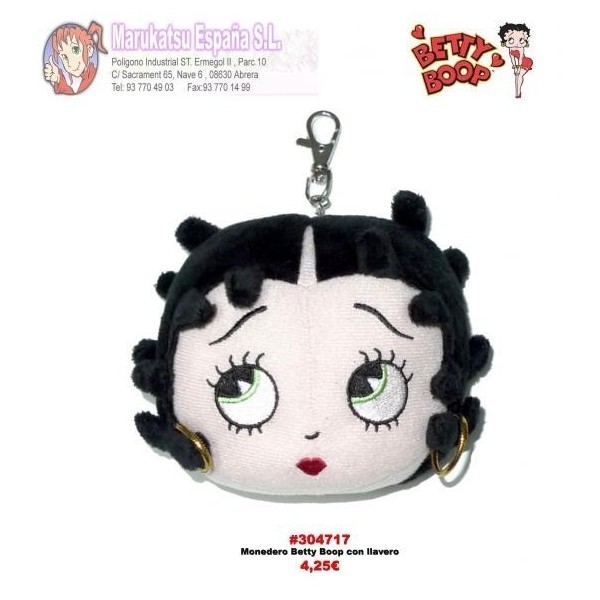 Monedero Betty Boop Con Llavero