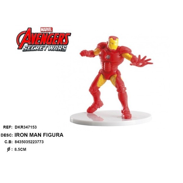 Figura  Pvc Iron Man Avengers 8,5Cm (Mt347124)