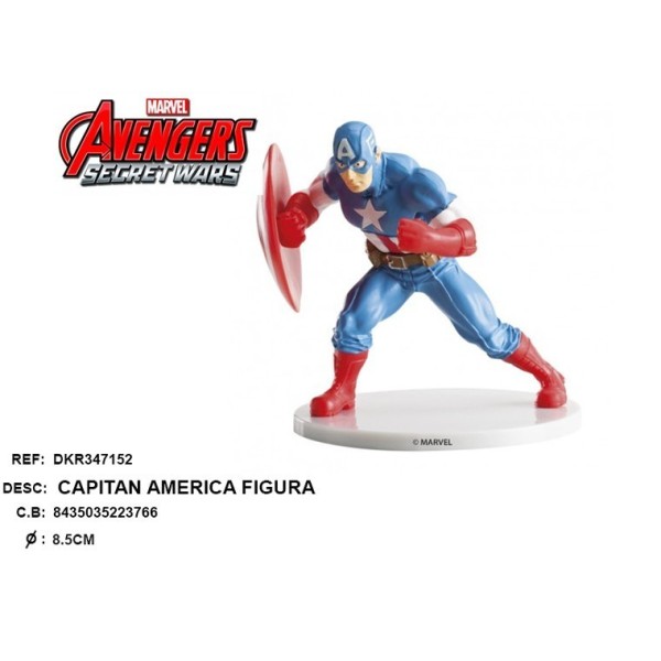 Capitan America Avengers 8,5Cm Figura Pvc