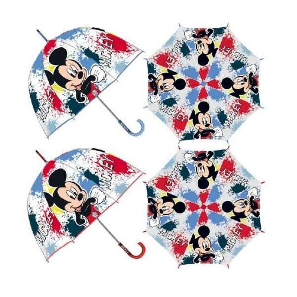 Mickey Paraguas Transparente Manuel 48Cm