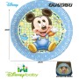 6 Platos De Papel 20Cm. Baby Mickey