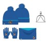 Naruto Set 3 Pcs Gorro+Braga Cuello+Guantes Lana Nino