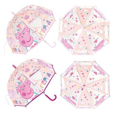 Peppa Pig Paraguas Transparente Manuel 48Cm