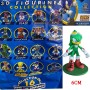Sonic Figura 3D Con Peana 6Cm