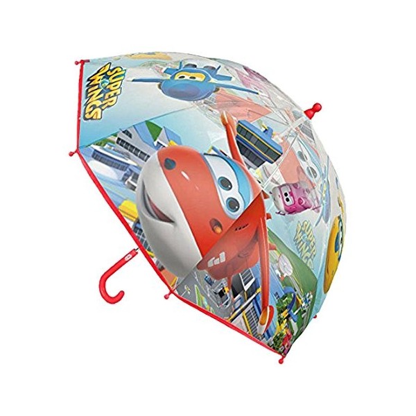 Super Wings Paraguas Trasparente Manuel 45Cm